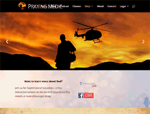 Tablet Screenshot of prayingmedic.com